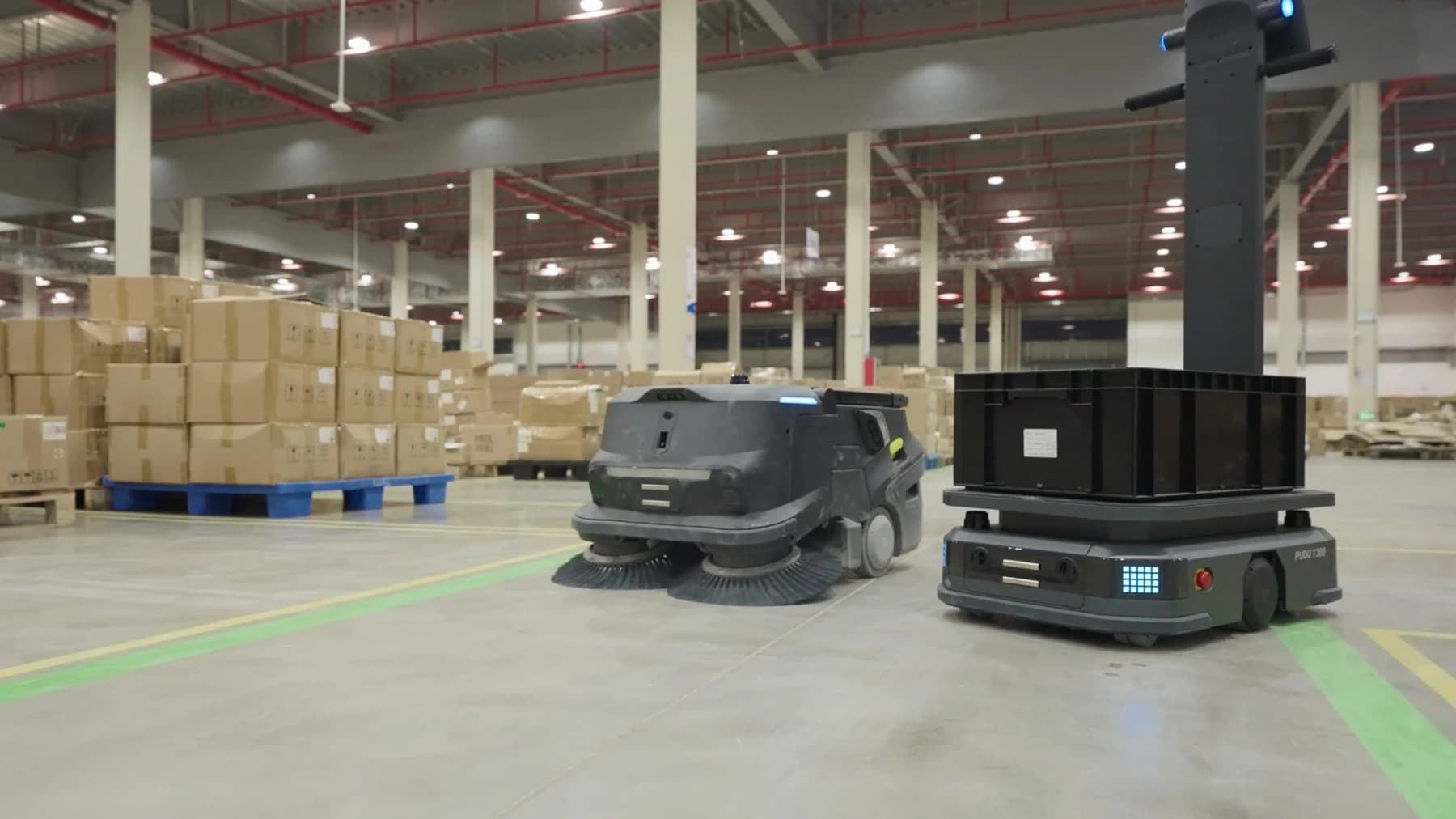 Manufactura y almacenes · Pudu Robotics
